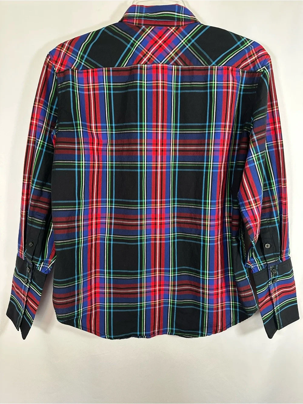 J.Crew Garçon Classic Shirt in Stewart Tartan Organic Cotton Poplin Size 2 BV864